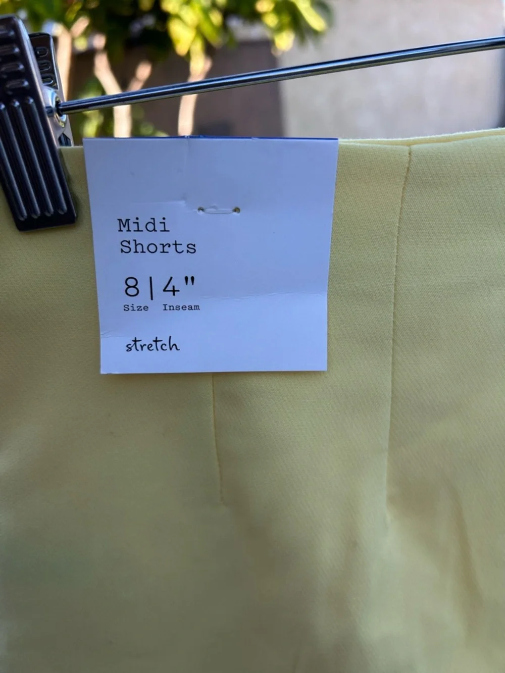 a new day Yellow High-Rise Tailored Women's Shorts